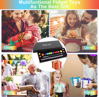 Magnetyczny Fidget Pen – Kreatywny Długopis z Magnesami do Pisania i Relaksu