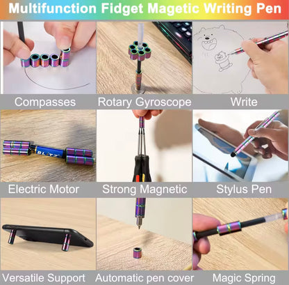 Magnetyczny Fidget Pen – Kreatywny Długopis z Magnesami do Pisania i Relaksu