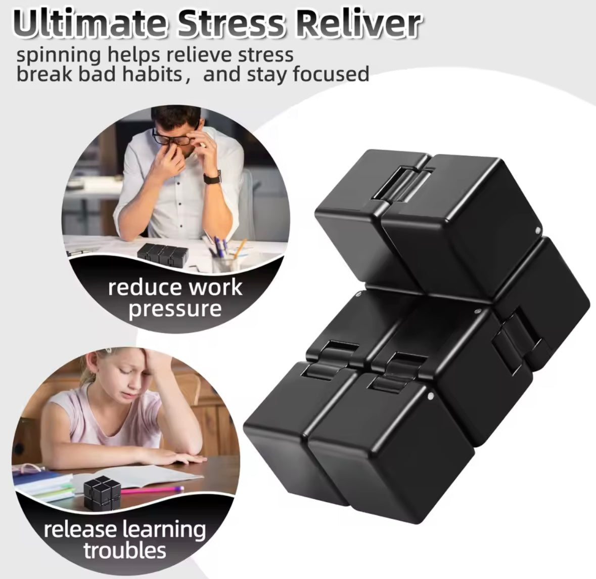 Kinetyczna Kostka Antystresowa – Twoja Cicha Kontrola