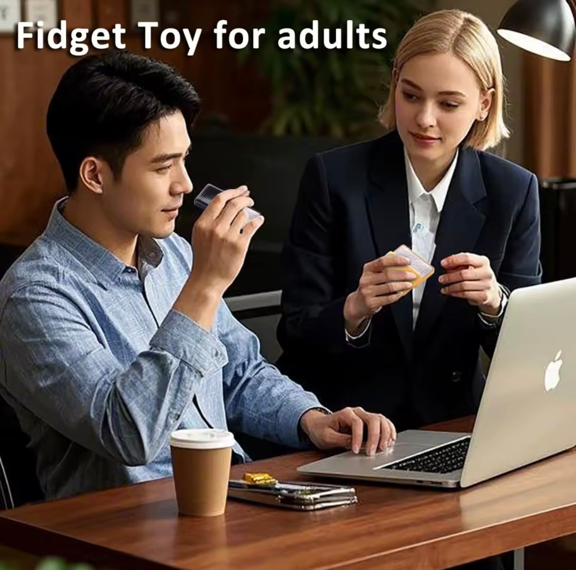 EDC Fidget Slider – Metalowa Antystresowa Zabawka Magnetyczna
