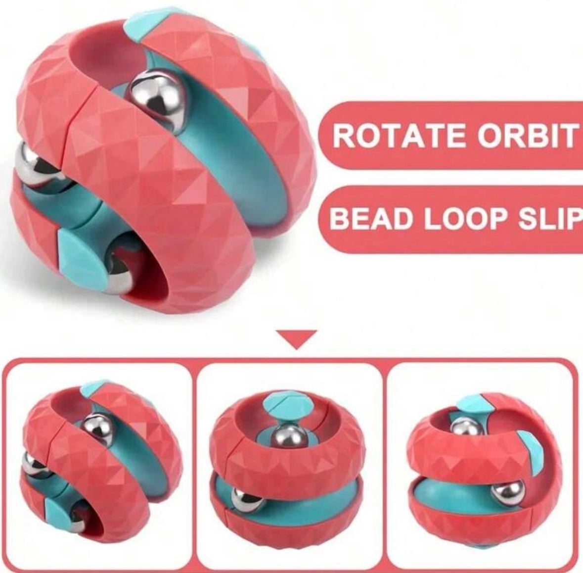 Orbitalna Piłka Antystresowa – Sensoryczny Fidget do Relaksu, Koncentracji i Zabawy