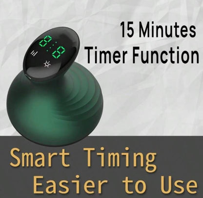 Elektryczny Masażer Gua Sha z Przyssawką — Antycellulitowy Masaż i Lifting w Domu