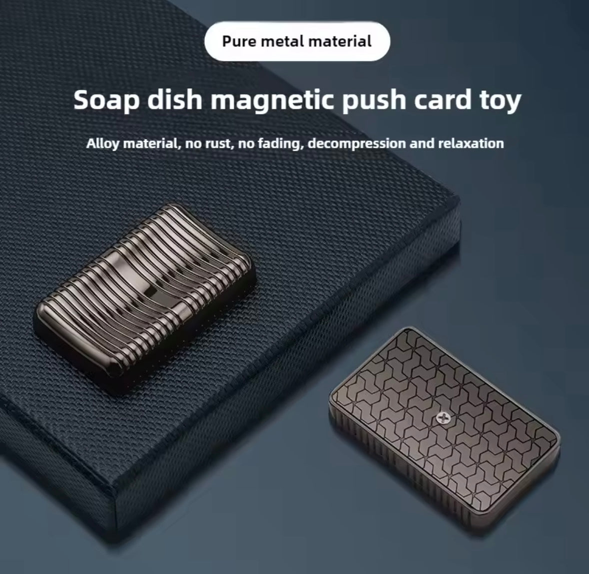 EDC Fidget Slider – Metalowa Antystresowa Zabawka Magnetyczna