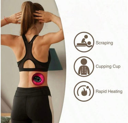 Elektryczny Masażer Gua Sha z Przyssawką — Antycellulitowy Masaż i Lifting w Domu