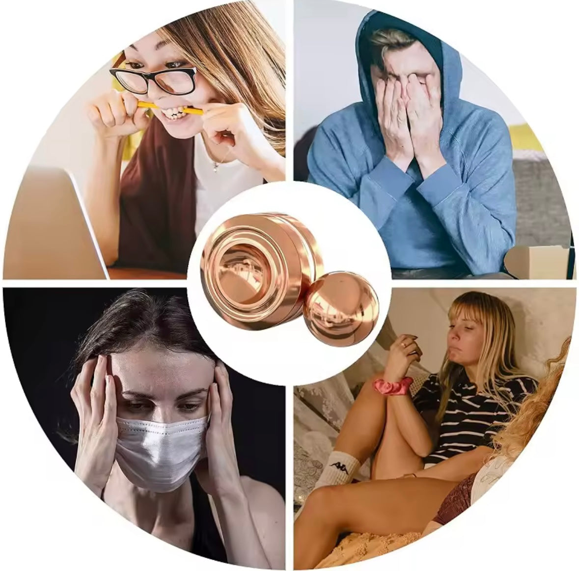 Kinetyczna Zabawka Antystresowa „Satelita” do Relaksu i Zajęcia Dłoni