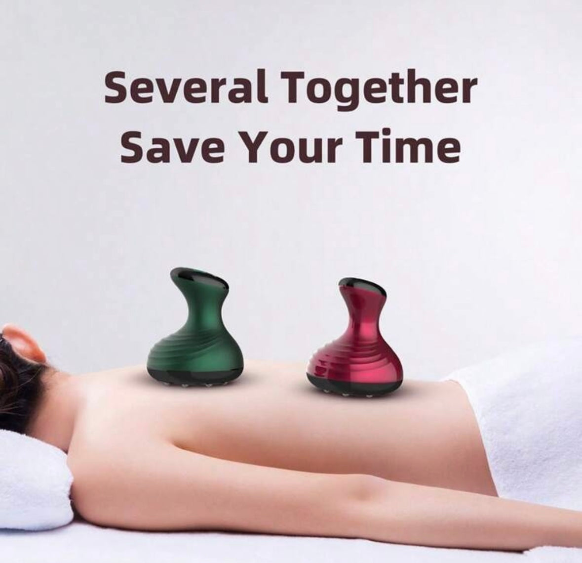 Elektryczny Masażer Gua Sha z Przyssawką — Antycellulitowy Masaż i Lifting w Domu