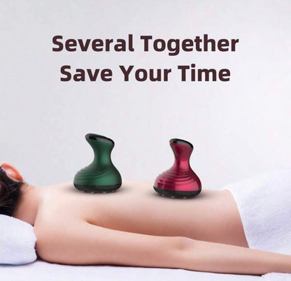 Elektryczny Masażer Gua Sha z Przyssawką — Antycellulitowy Masaż i Lifting w Domu